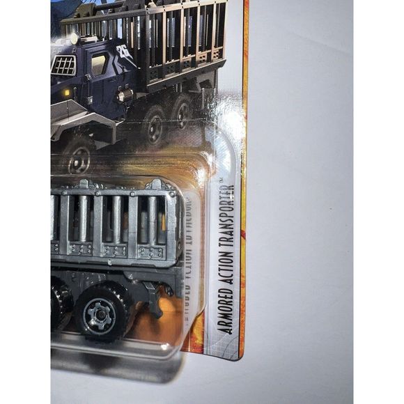 Mattel 1993 Matchbox Jurassic World Dominion Armored Action Transporter Truck - Picture 3 of 4